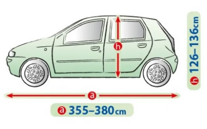 Чохол-тент для автомобіля Perfect Garage. Розмір: M1 hb Chery Kimo 2007-