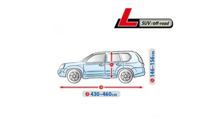 Автомобільний тент Basic Garage. Розмір L Suv/Off-road на Honda HRV 2015-