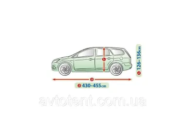 Чехол-тент для автомобиля Perfect Garage. Размер: L2 hb/kombi на Seat Leon 2013-