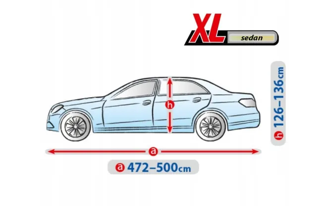 Автотент Basic Garage. Розмір: XL Sedan на Citroen C4 2011-