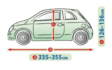 Чохол-тент для автомобіля Mobile Garage. Розмір S3 hatchback на Fiat 600 2007-