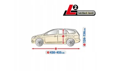 Чохол-тент для автомобіля Optimal Garage. Розмір: L2 hb/kombi на Mitsubishi Carisma 1995-2004