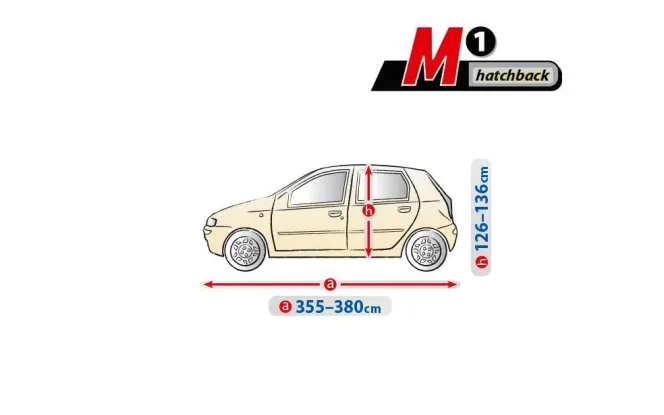 Чехол-тент для автомобиля Optimal Garage. Размер: M1 hb 453 2014-