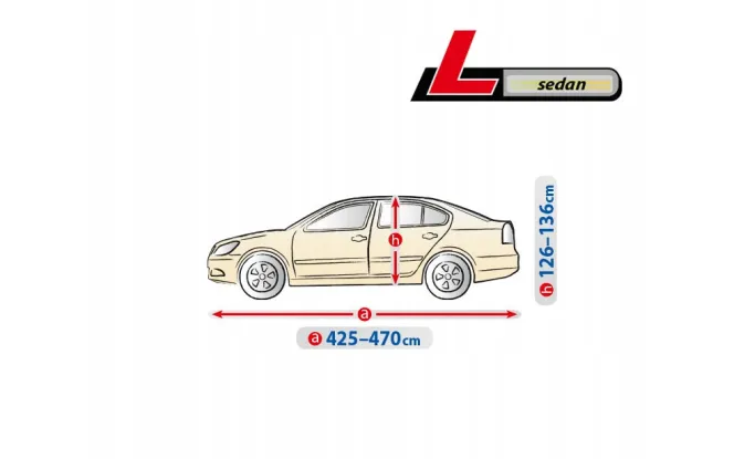 Чохол-тент для автомобіля Optimal Garage. Розмір: L Sedan на FAW Besturn B50 2012-