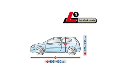 Тент для автомобиля Basic Garage. Размер: L1 hb/kombi на Honda Accord