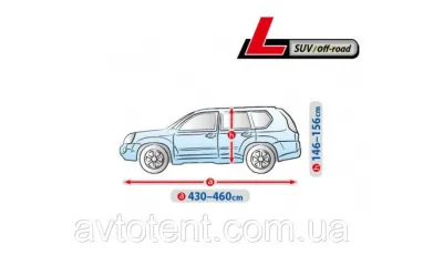 Автомобільний тент Basic Garage. Розмір L Suv/Off-road на Ssang Yong Tivoli 2015-
