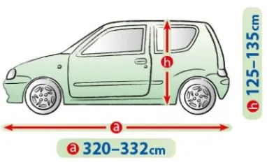 Чехол-тент для автомобиля Mobile Garage. Размер S2 hatchback на Lifan Smily 2008-