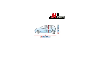 Тент для авто Basic Garage. Размер: M1 hb на Chevrolet Spark 2011-
