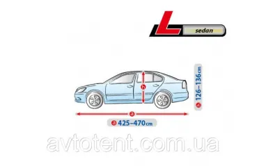 Тент-чохол для автомобіля Basic Garage. Розмір: L Sedan на Subaru Legacy