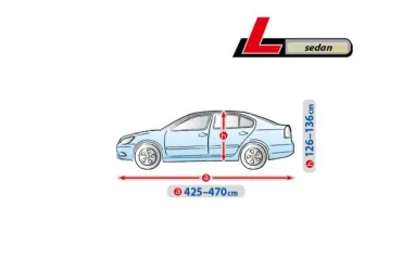 Тент-чохол для автомобіля Basic Garage. Розмір: L Sedan на Chevrolet Volt 2011-