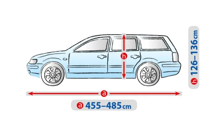 Авто тент Basic Garage. Розмір: XL hb/kombi на Volkswagen Passat B7 2010-