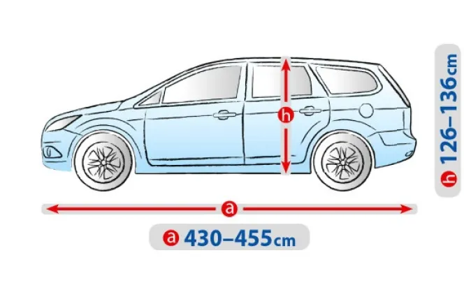 Автомобільний тент Basic Garage. Розмір: L2 hb/kombi на Kia Ceed
