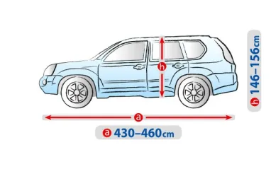 Автомобильный тент Basic Garage. Размер L Suv/Off-road на Volkswagen ID.4 2024-
