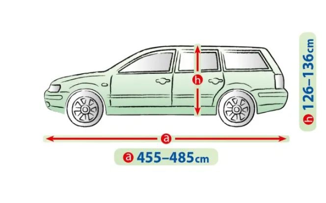 Чехол-тент для автомобиля MEMBRANE Garage. Размер: XL hb/kombi на Toyota Avensis
