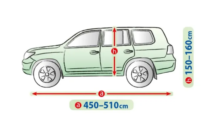 Чохол-тент для автомобіля MEMBRANE Garage. Розмір XL Suv/Off-road на BMW X6 F16 2015-