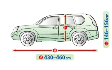 Чохол-тент для автомобіля MEMBRANE Garage. Розмір L Suv/Off-road на Mazda CX-5 2025-