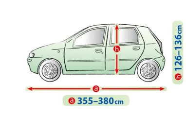 Тент для автомобілів Membrane Garage. Розмір: M1 hb Nissan Chery Kimo 2007-