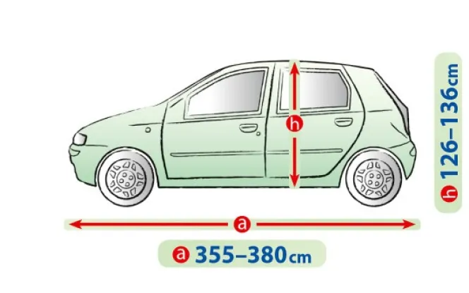 Тент для автомобілів Membrane Garage. Розмір: M1 hb Nissan Chery Kimo 2007-