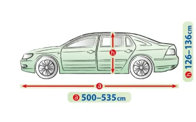 Чехол-тент для автомобиля MEMBRANE Garage. Размер: XXL Sedan на BMW 7 E38