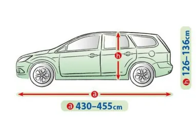 Чехол-тент для автомобиля Mobile Garage. Размер: L2 hb/kombi на Toyota Auris 2018-