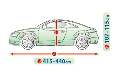 Чохол-тент для автомобіля Mobile Garage. Розмір: L cupe на Hyundai Coupe