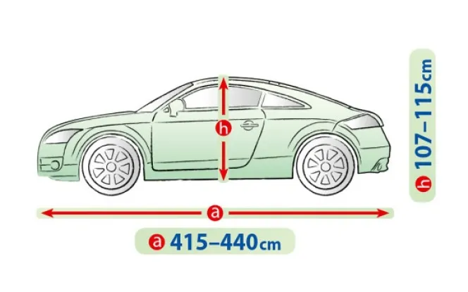 Чохол-тент для автомобіля Mobile Garage. Розмір: L cupe на Hyundai Coupe