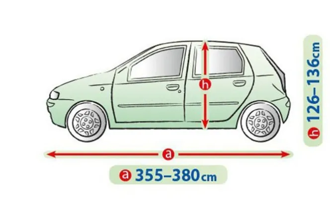 Чехол-тент для автомобиля Mobile Garage. Размер: M1 hb Hyundai i10 2023-