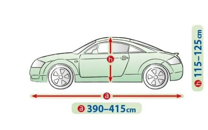 Чохол-тент для автомобіля Mobile Garage. Розмір: M coupe на Audi TT 2010-