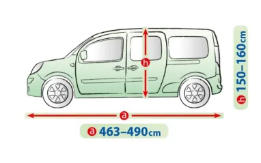 Чехол-тент для автомобиля Mobile Garage. Размер: XXL LAV на Volkswagen Caddy 2020-