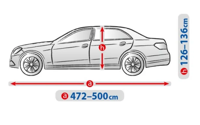 Чохол-тент для автомобіля Optimal Garage. Розмір: XL Sedan на Tesla Model S 2012-