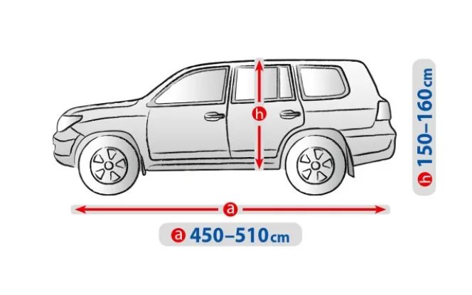 Чехол-тент для автомобиля Optimal Garage. Размер XL Suv/Off-road на Toyota Land Cruiser J250 2024-