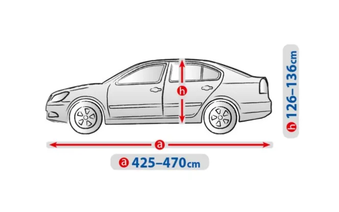 Чохол-тент для автомобіля Optimal Garage. Розмір: L Sedan на Audi A4 2008-