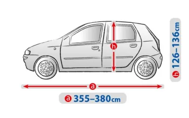 Чехол-тент для автомобиля Optimal Garage. Размер: M1 hb Hyundai i10 2023-