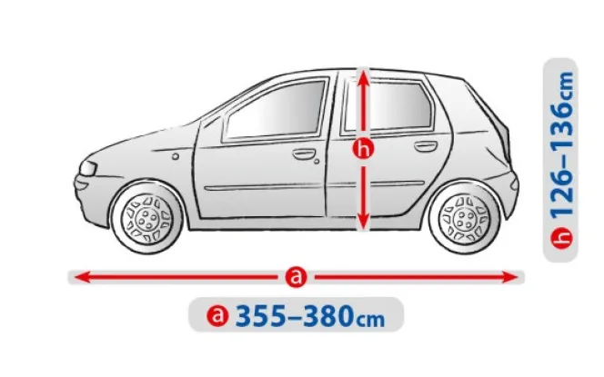 Чехол-тент для автомобиля Optimal Garage. Размер: M1 hb Hyundai i10 2023-