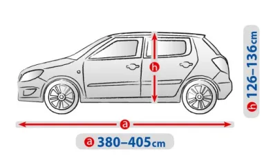 Чехол-тент для автомобиля Optimal Garage. Размер: M2 hb Mazda 2 2003-2008