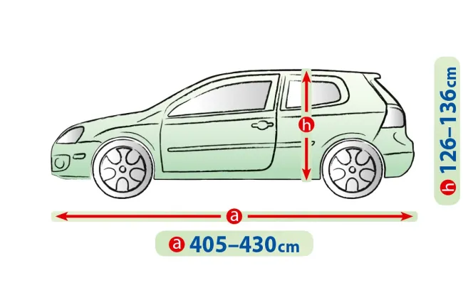 Чехол-тент для автомобиля MEMBRANE Garage. Размер: L1 hb/kombi на Toyota Urban Cruiser