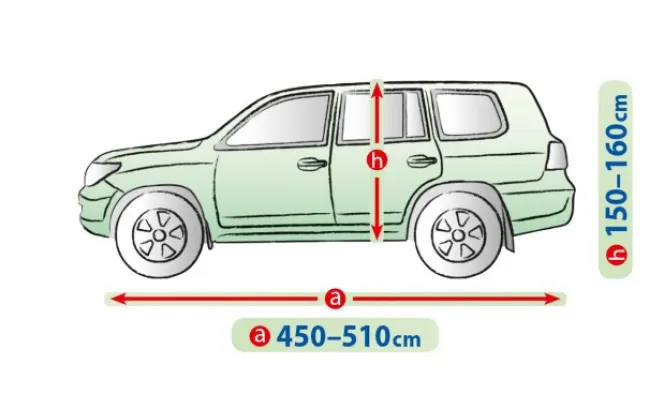 Чехол-тент для автомобиля Perfect Garage. Размер XL Suv/Off-road на Toyota Land Cruiser J250 2024-