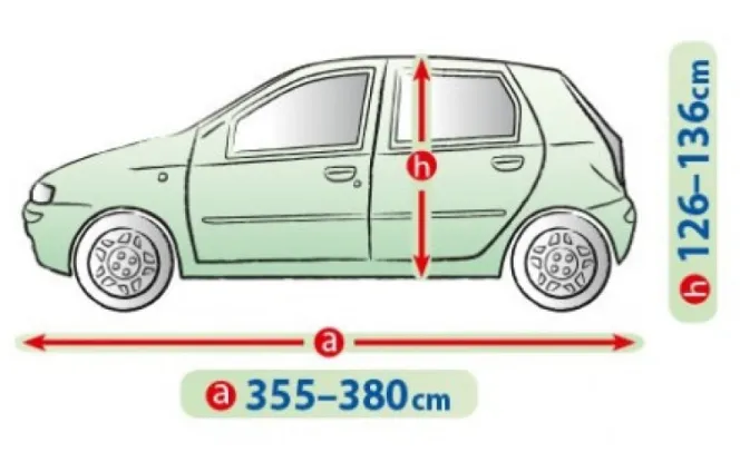 Чехол-тент для автомобиля Perfect Garage. Размер: M1 hb на Hyundai i10 2013-