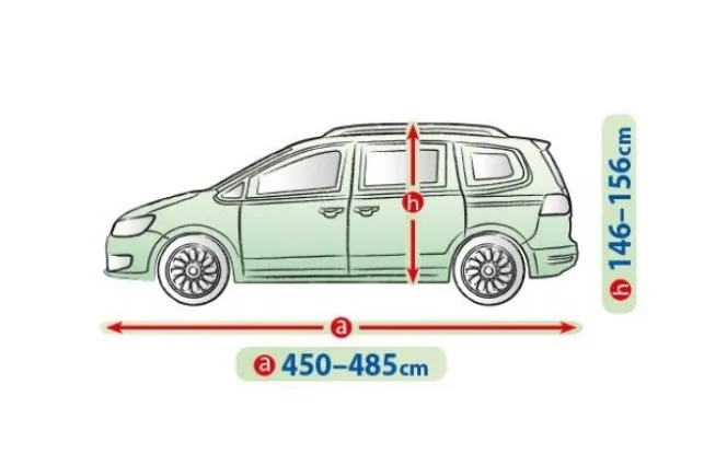 Чохол-тент для автомобіля Mobile Garage. Розмір: XL mini VAN на Volkswagen Touran 2015-