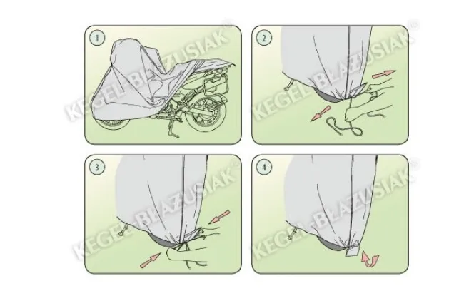 Тент для мотоцикла Basic Garage Motorcycle - размер L