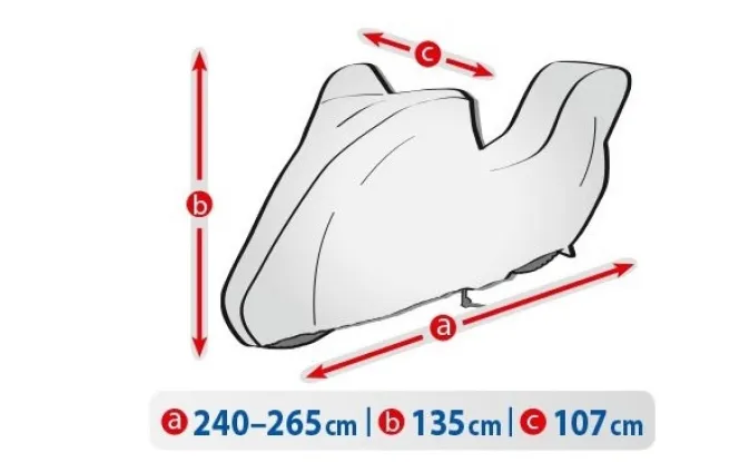 Чохол для мотоцикла Basic Garage Motorcycle - розмір XL box