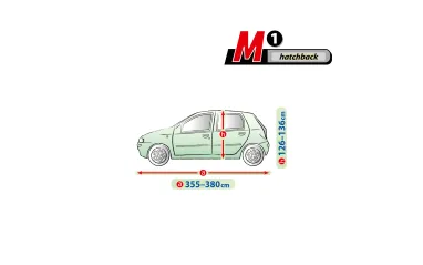 Чехол-тент для автомобиля MEMBRANE Garage. Размер: M1 hb Toyota Aygo 2021-